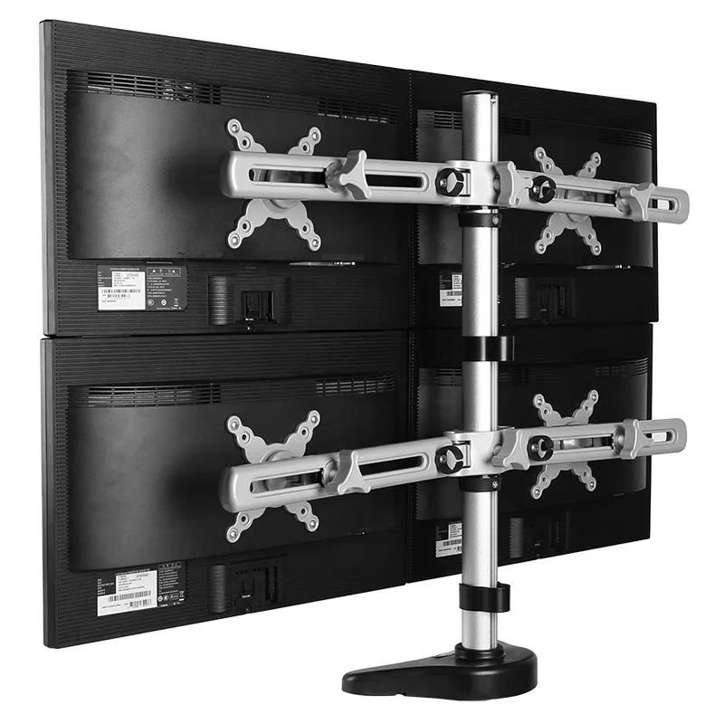 

Desktop Quad Screen Monitor Mount Holder Multi LCD Computer Mount Rotating Screen Mount Lift Base Monitor Arms Monitor Bracket