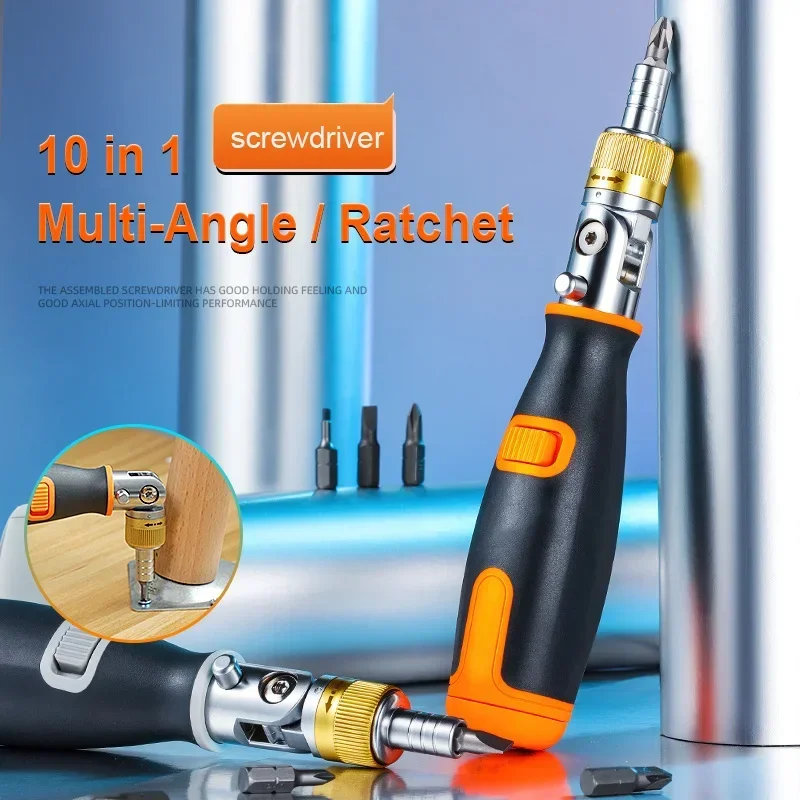 

Brand New Hex Left/Right Rotating 180 Degree Ratchet Screwdriver Drive Tackle Extension Rod