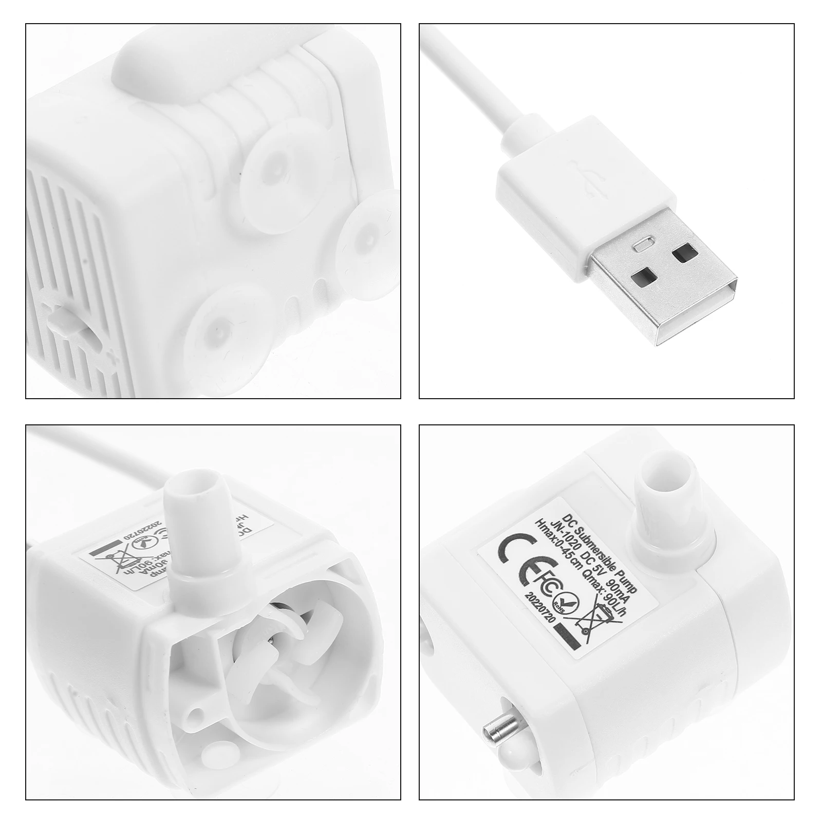 

Anti Dry Burn 5V1A DC Mini Water Pump for Cats Pet Fountain Dispenser Replacement Submersible Pump Pet Accessories