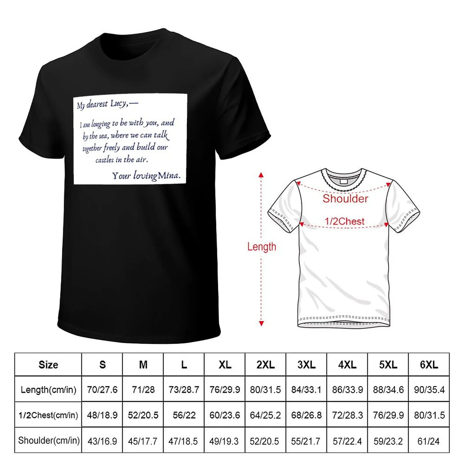 My dearest Lucy, Your loving Mina T-Shirt essential t shirt T-Shirt