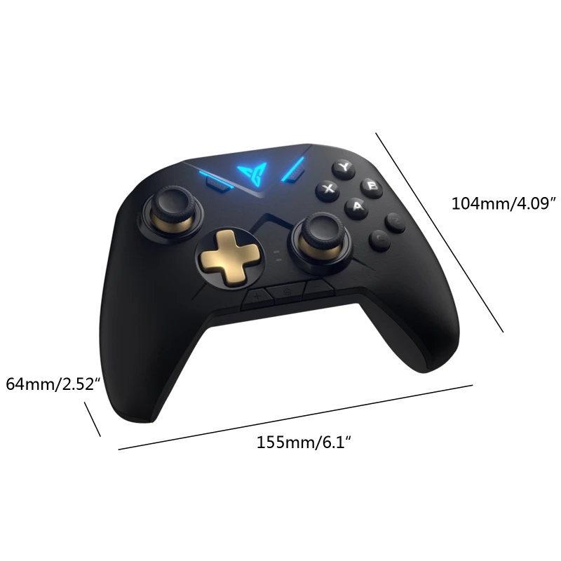 

50PA Fly digi Vader 2 Pro Wireless Game Controller Gamepad Built-in 6-Axis Motion Sensor with Dual Vibration RGB Light Effect