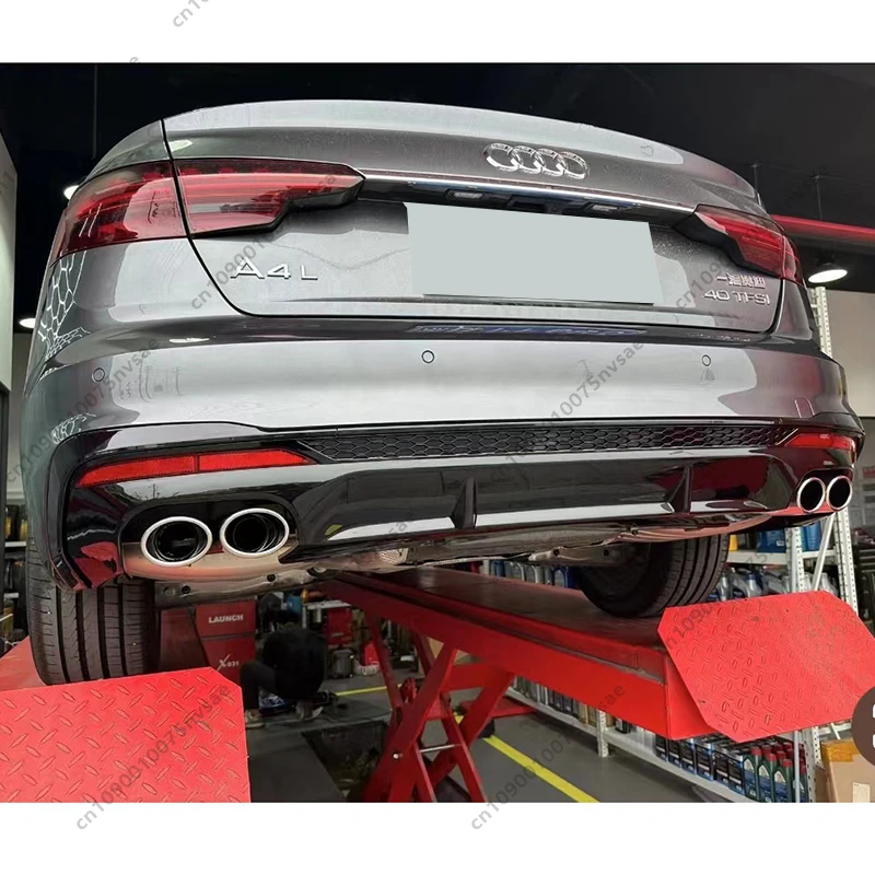 Car Rear Bumper Valance Splitter Bodykit For Audi A4 S-Line & S4 B9 Facelift Saloon / Avant 2020-2025 (Not For A4 Standard) - view 2
