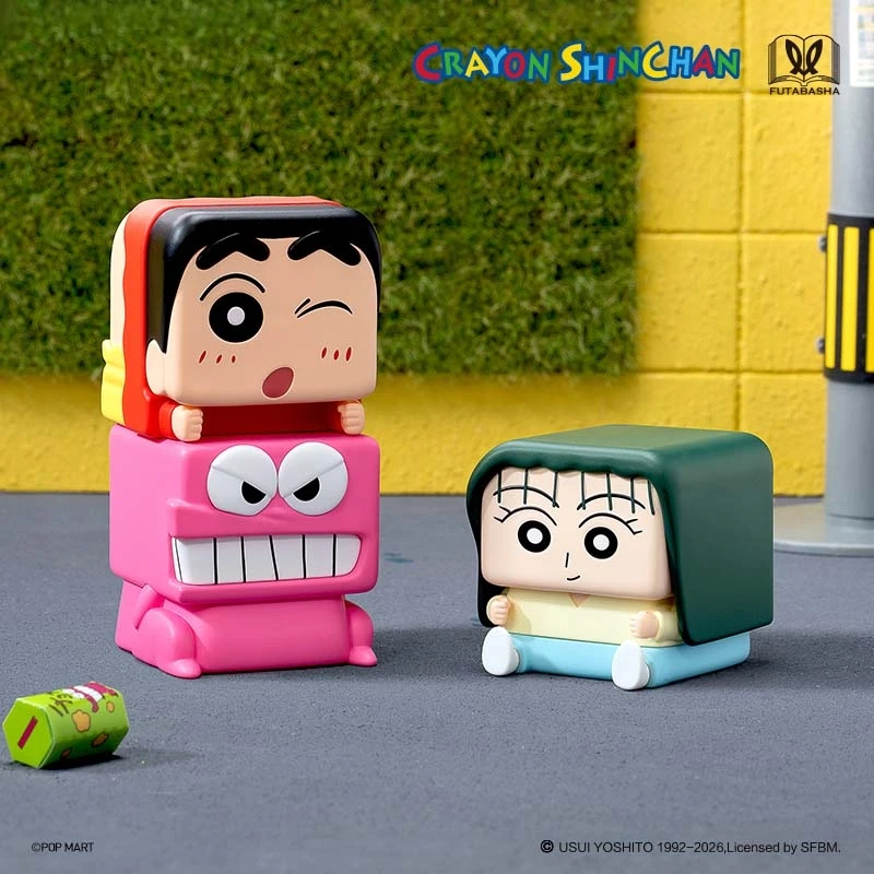 POP MART クレヨンしんちゃん POP CUBE 1-2-3 シリーズ ブラインド
