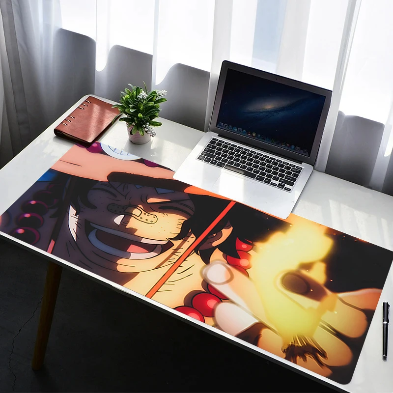 

Mouse Pad Computer Gamer PC Accessories HD Mousepad Rubber One Piece Portgas D Ace Non Slip Desk Mat Laptop Gamer Keyboard Pad