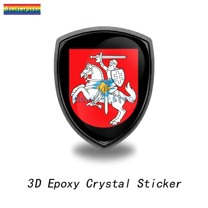 3D Epoxy Silicone Die Cut Dome National Emblem Coat of Arms of Belarus Sticker 3D Vinyl Decal Auto Body Window Sticker - Image 6