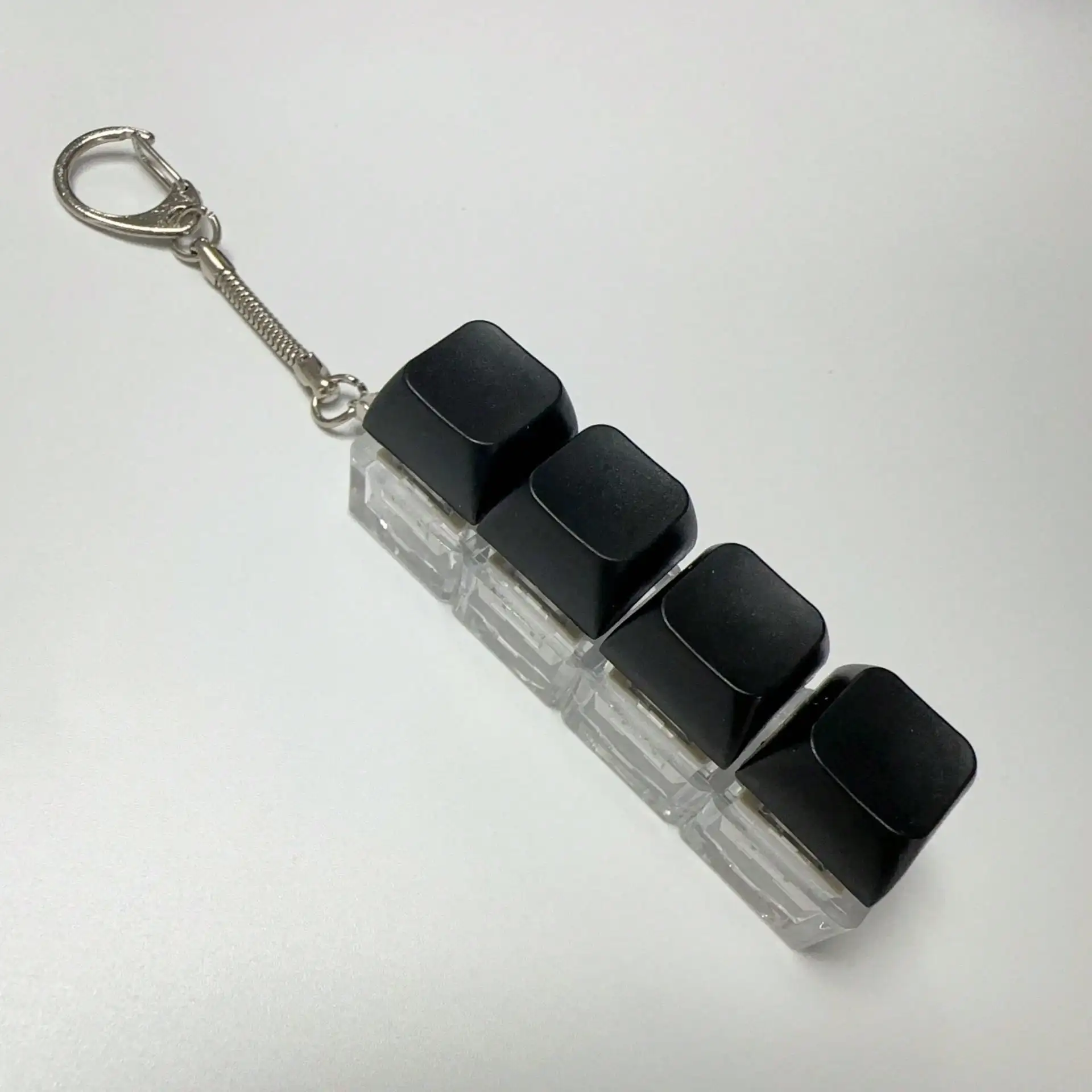 1PC Novelty Keyboard Keycap Keychain, Colorful Clicky Fidget Toy, Mechanical Switch Stress Relief Clicker, Office Desk Anxiety Reducer Gift