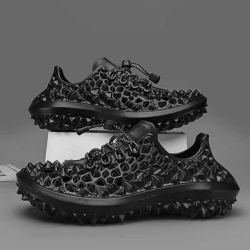 

New Durian Style Hole Shoes Men's Fashion Trendy Casual Versatile Slippers Men's Outdoor Non-Slip Beach Sandals