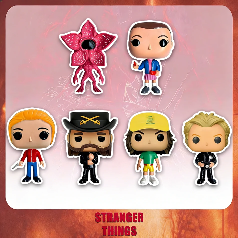 

Набор из 6 фигурок «Чужие»: милые Элевин, Демогоргон — виниловые фигурки для косплея, игрушки, подарок на Новый год для детей