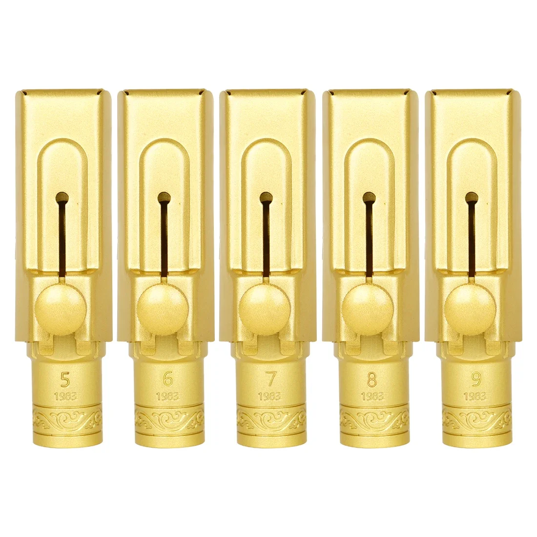 SLADE ألتو ساكسفون المعبرة Headjoint النحاس نحى مطلية بالذهب Slipcap تصميم الناي رئيس المهنية الساكسفون ساكس أجزاء #2