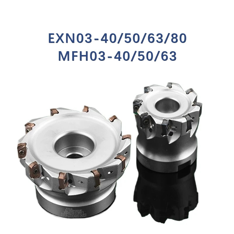 

MFH MFH03R fast feed 50 63 80 milling cutter head fast feed surface Toshiba cutter insert MFH03 Milling Fast Feed Cutter Handle