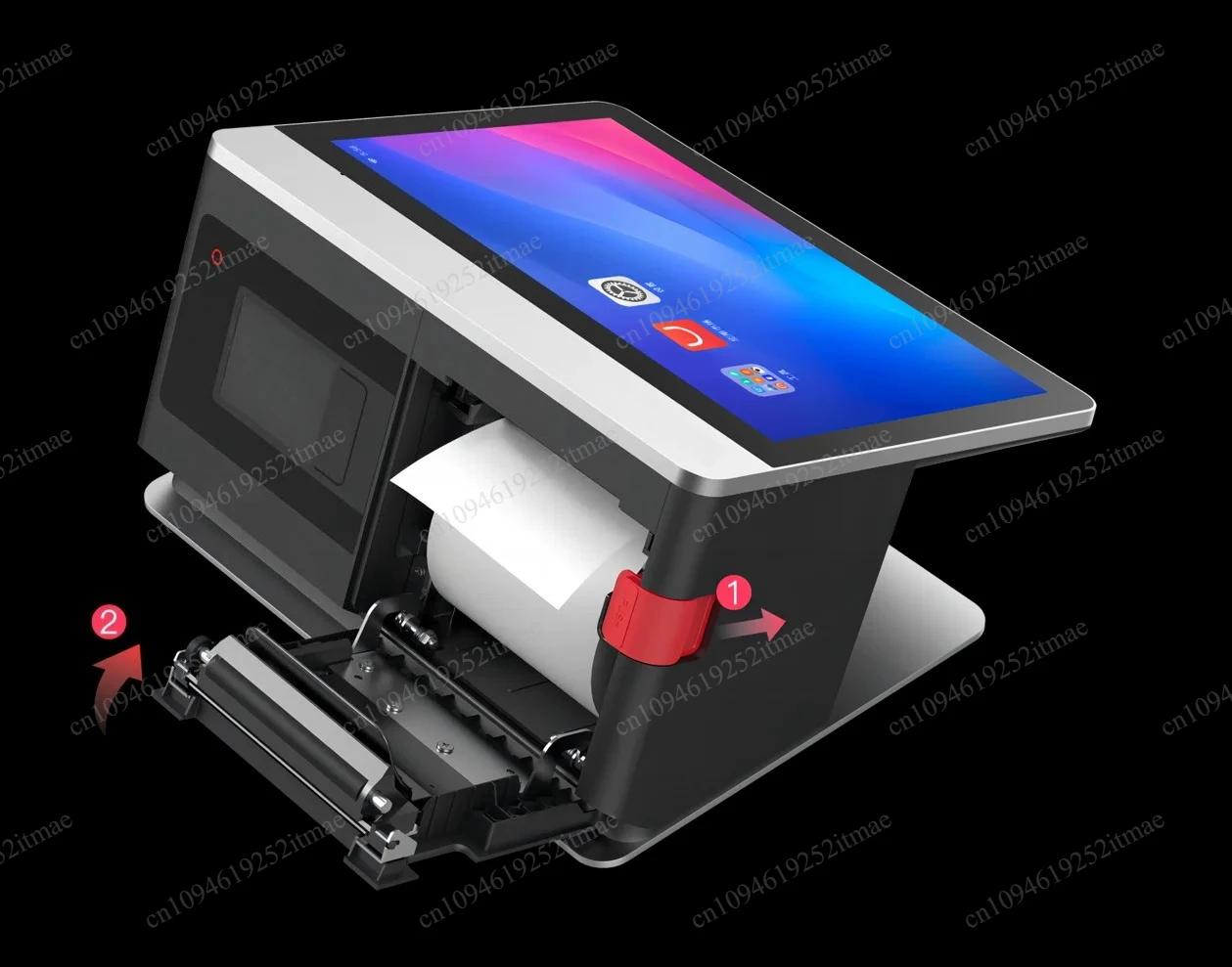Multi Size Touch Point Of Sale Terminal Retail Shop Restaurant Billing POS System