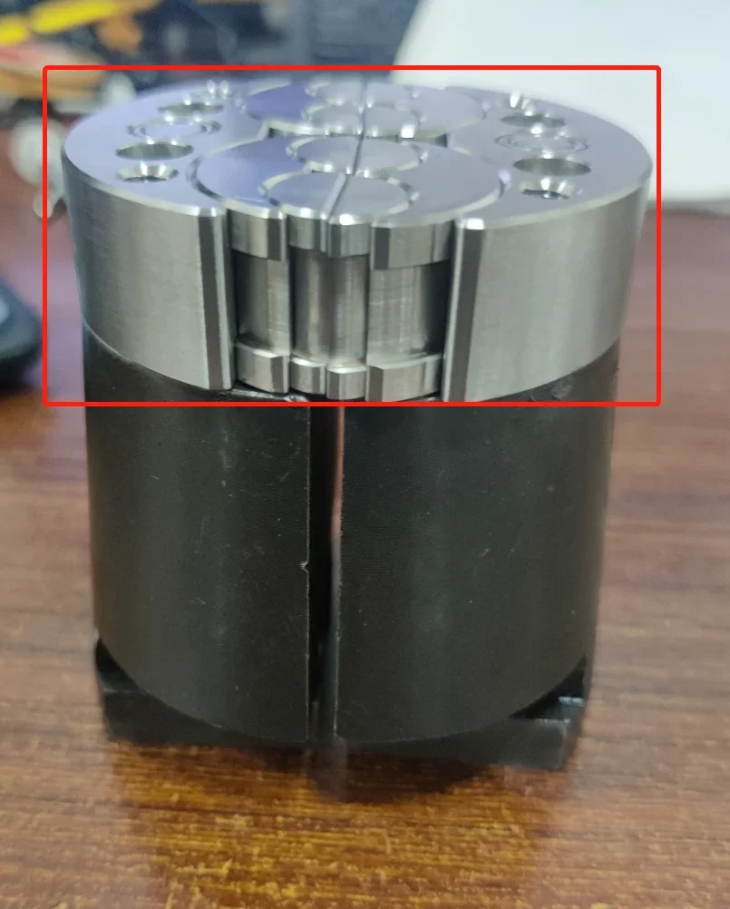 -Morsa fractal de bola de mandíbulas de torno para peça de torno