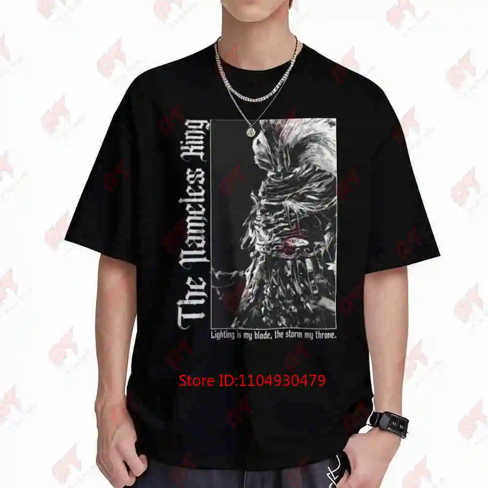 Nameless King Dark Souls Short Sleeve Tee 100% Cotton T-Shirt