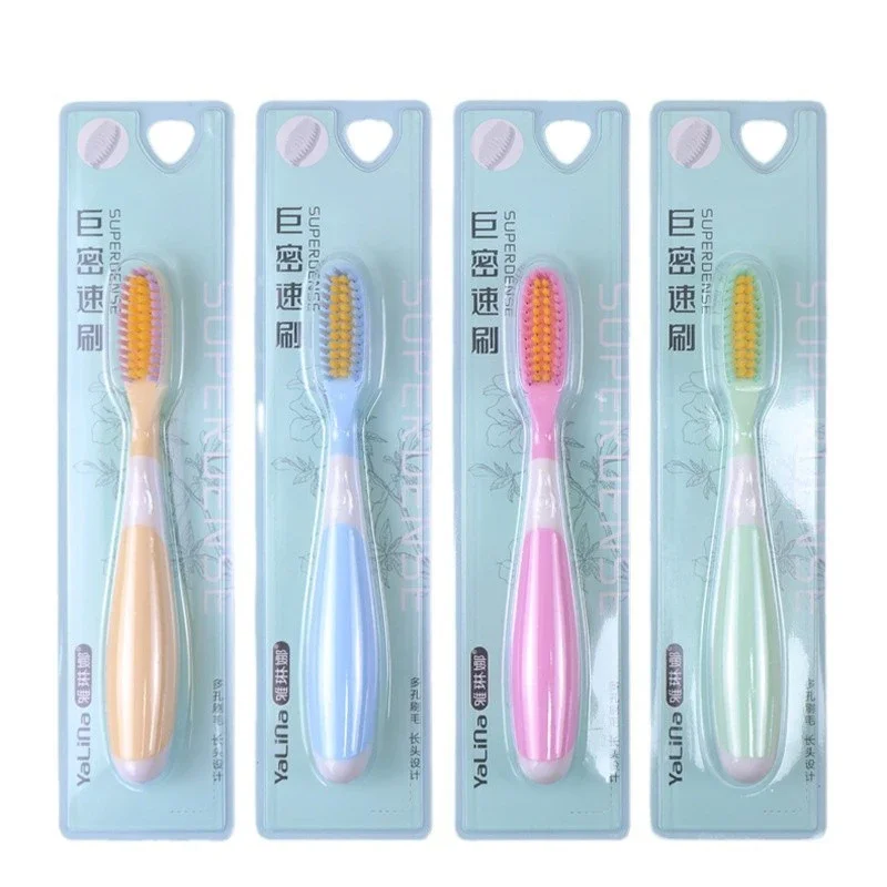 

Macaron Color Giant Toothbrush Children'S Extra Long Soft Bristle Toothbrush For Travel Cleaning Teeth