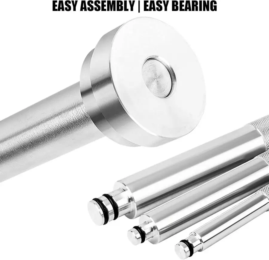 17Pcs Wheel Bearing Race Seal Driver Kit Aluminum Alloy Hub Bearing Removal Installer Tool Set Universal Automotive Repair