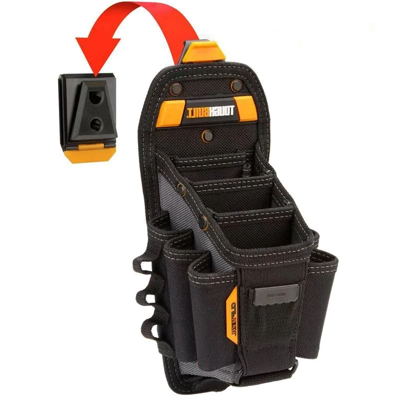 TOUGHBUILT TB-CT-36-L10 기술자 파우치, 기계공 특수 멀티 포켓 도구 가방, 빠른 내구성 행잉 백, 10 포켓 파우치