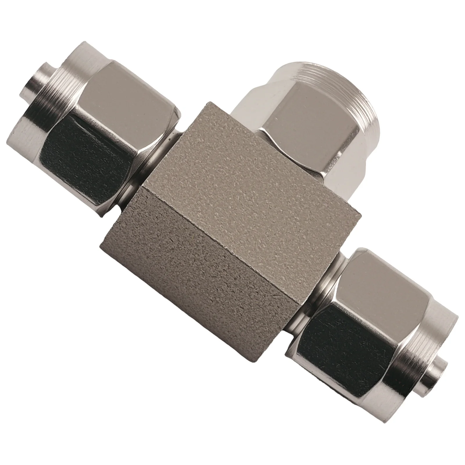 2x Qucik Connector Air Line Fittings Union Tee T-Fitting Pneumatic Air Fittings