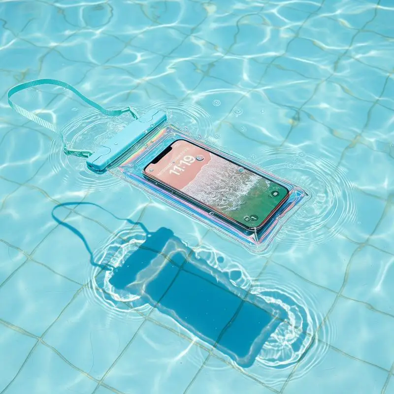 New Swimming Waterproof Phone Bag Summer Universal Dry Pouch Fits All Most Smartphones for Beach Vacation Water Sports Gifts