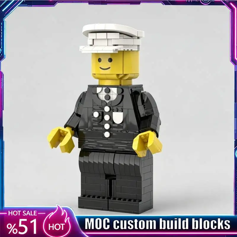 719pcs-creative-police-officer-hero-moc-character-model-custom-puzzles-diy-assembly-educational-set-toy-collection-display-gift