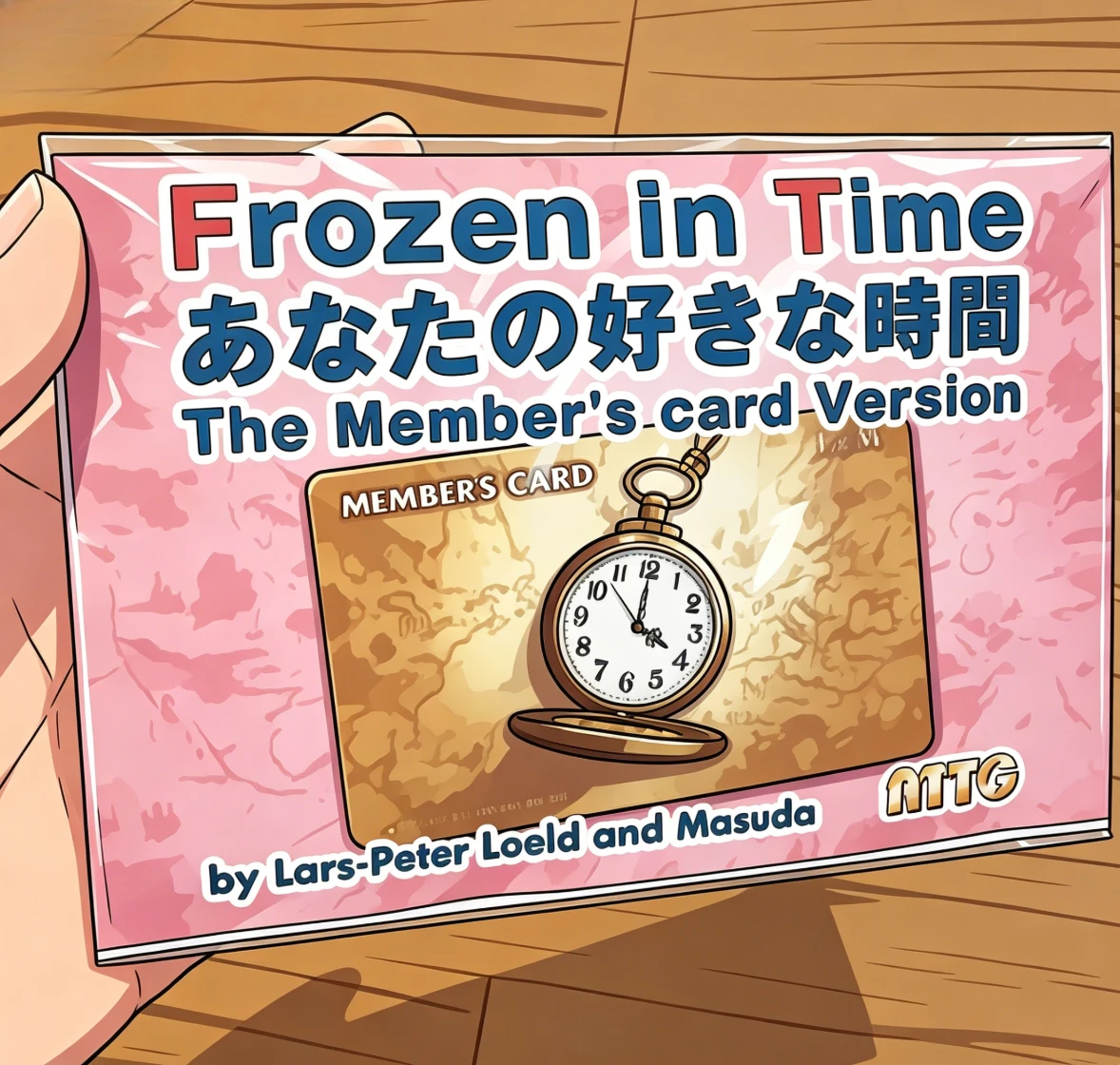 FROZEN IN TIME MEMBERS Card VERSION Card Magic Tricks Decks Close Up Magic Props Gimmicks Street Magia Magician Magie Kit