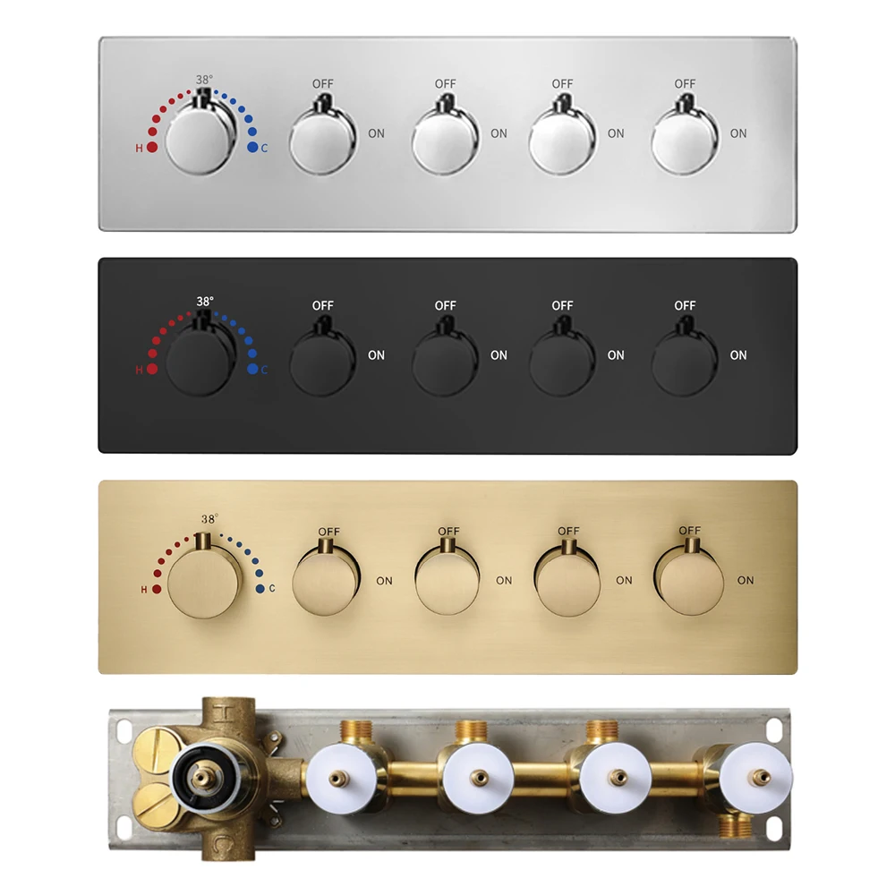 

Shower Main Body Two/Three/Four Function High Flow Thermostatic Switch Valve