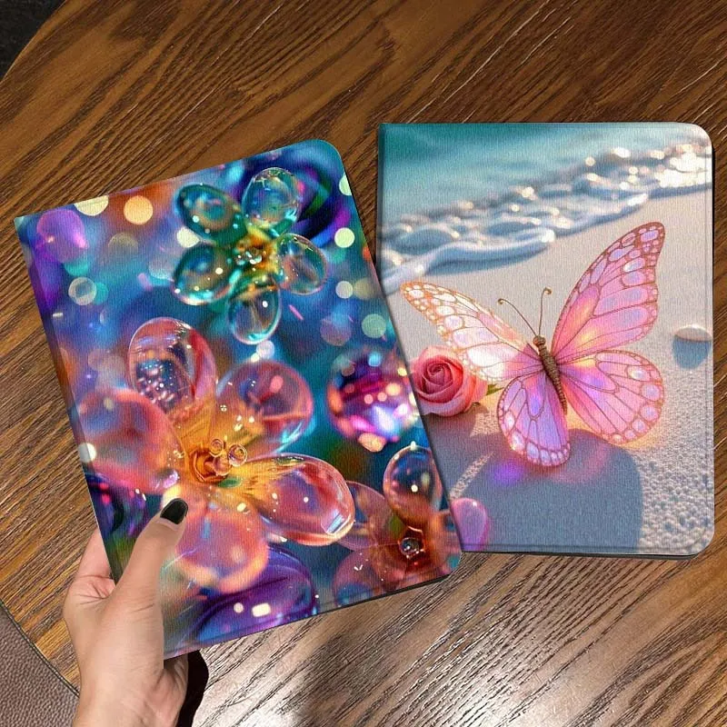 

Colorful Bubble Flower Art Gift Tablet Case For Apple iPad Air Pro mini 1 2 3 4 5 6 7 8 9 11 M2 M3 M5 M4 5th 6th 7th 10th 11th