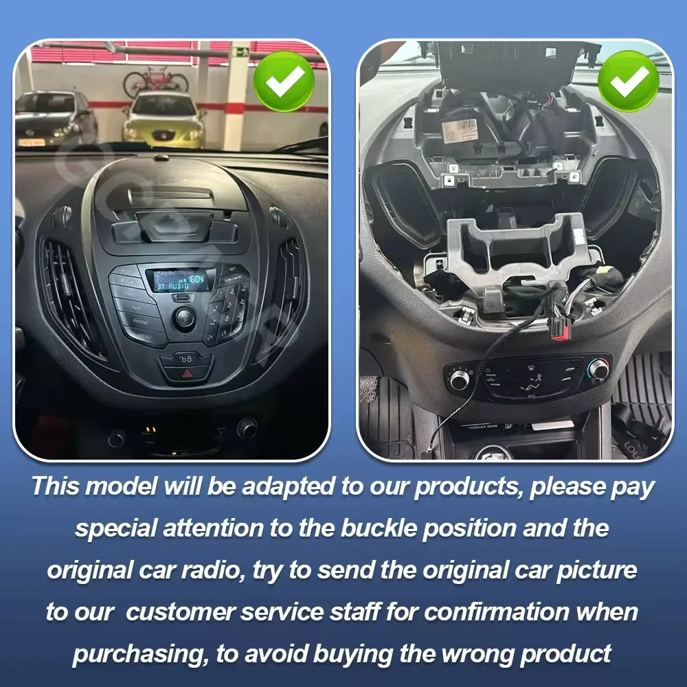 Head Unit For Ford B-Max Transit Courier Tourneo 2012 2013 2014-2018 GPS Navigation Android 16 Auto Car Radio Multimedia Player