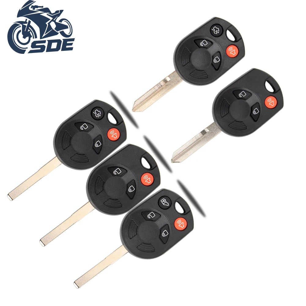 

SDE Remote Car Key Fob Case HU101/FO38 Blade For Ford C-Max Edge Escape Focus Lincoln Key Shell