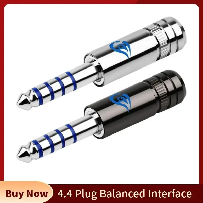 

Aurora 4.4 Jack Headphone Plug 5 Pole Balanced Interface Beryllium Copper Audio Jacks 4.4mm Connector Consumer Electronics