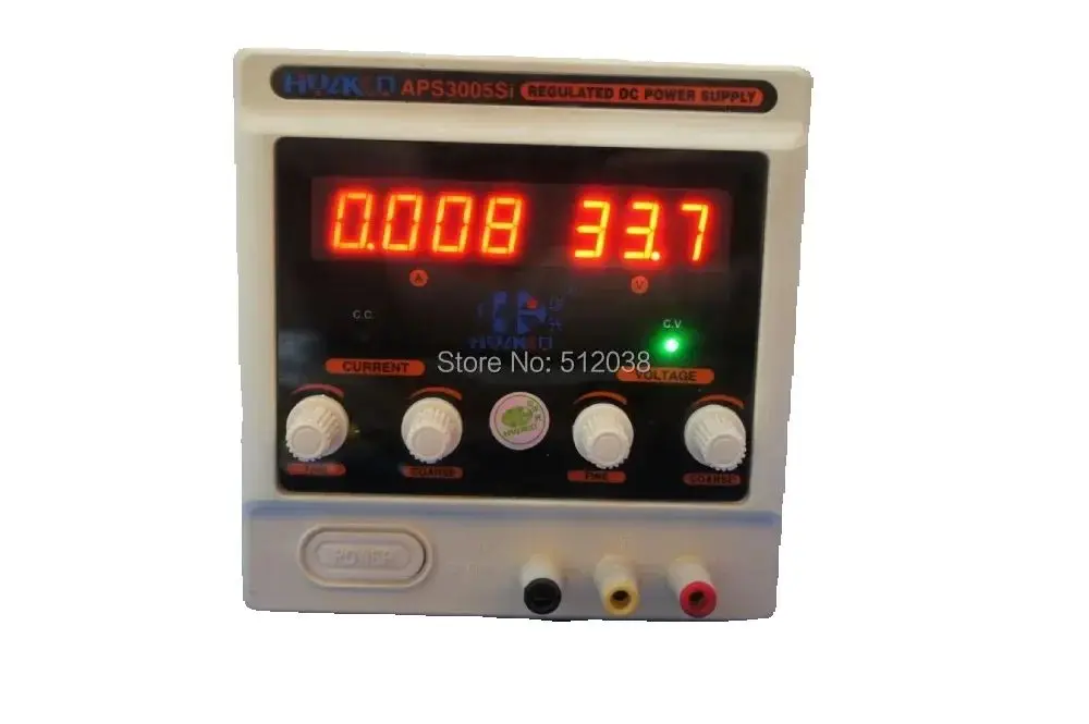 

APS3005Si Adjustable DC Power Supply 30V 5A 1mA Precision Variable Voltage Current Source Laboratory Tool