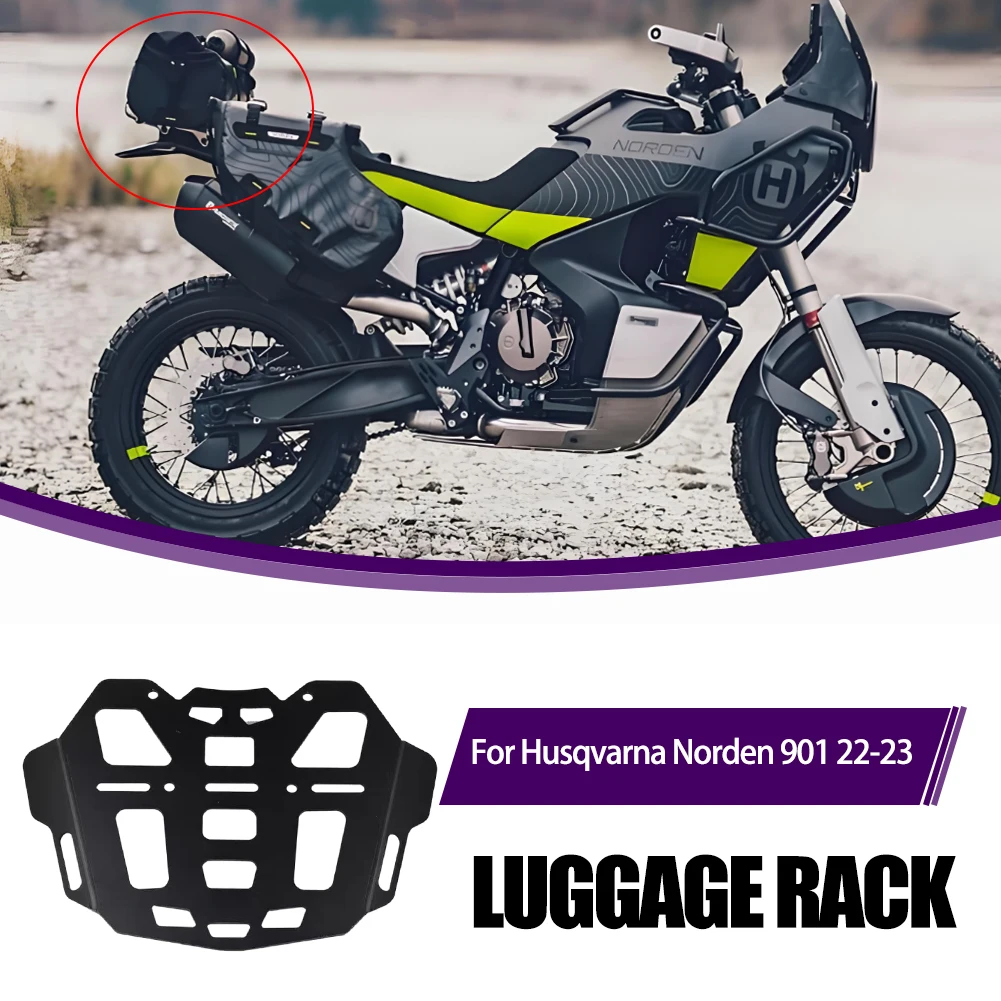 

Motorcycle Rear Luggage Rack Cargo Rack Carrier For Husqvarna Norden901 2022 NORDEN901 norden 901 Accessories
