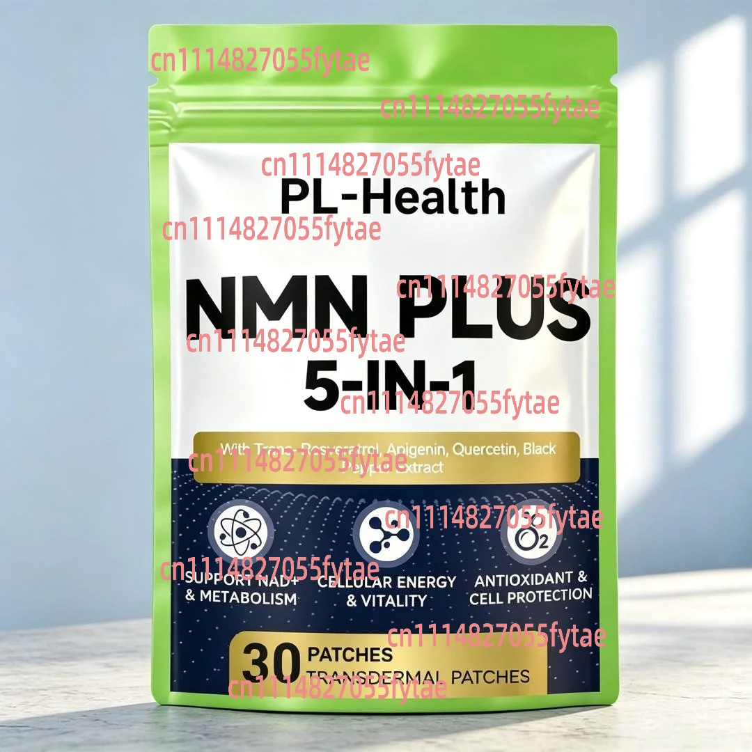 30 Patches NMN Transdermal Patches With Resveratrol, Apigenin, Quercetin Supports Cellular Energy, Healthy Aging & Longevity