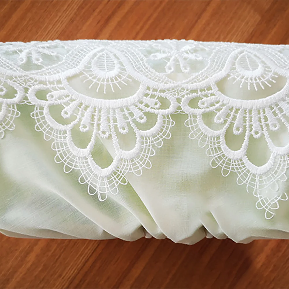 Embroidery lace Tissue Box Cover For Home Car Kitchen Desktop Container Kitchen Tissue Tray Desktop Napkin Storage