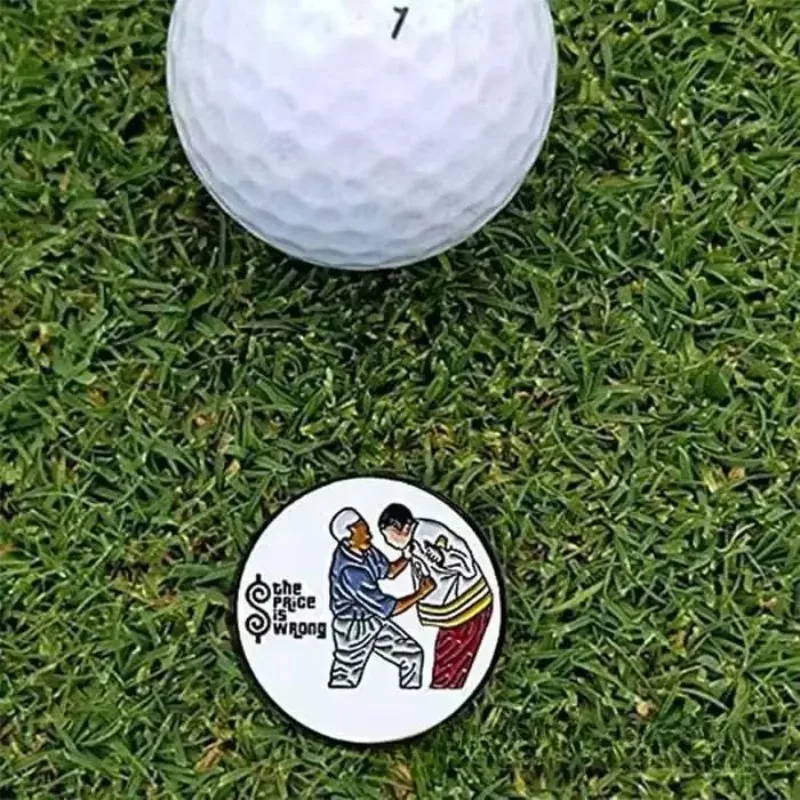 Marcador de pelota de Golf de dedo medio divertido, marcas de Golf de entretenimiento deportivo, regalo