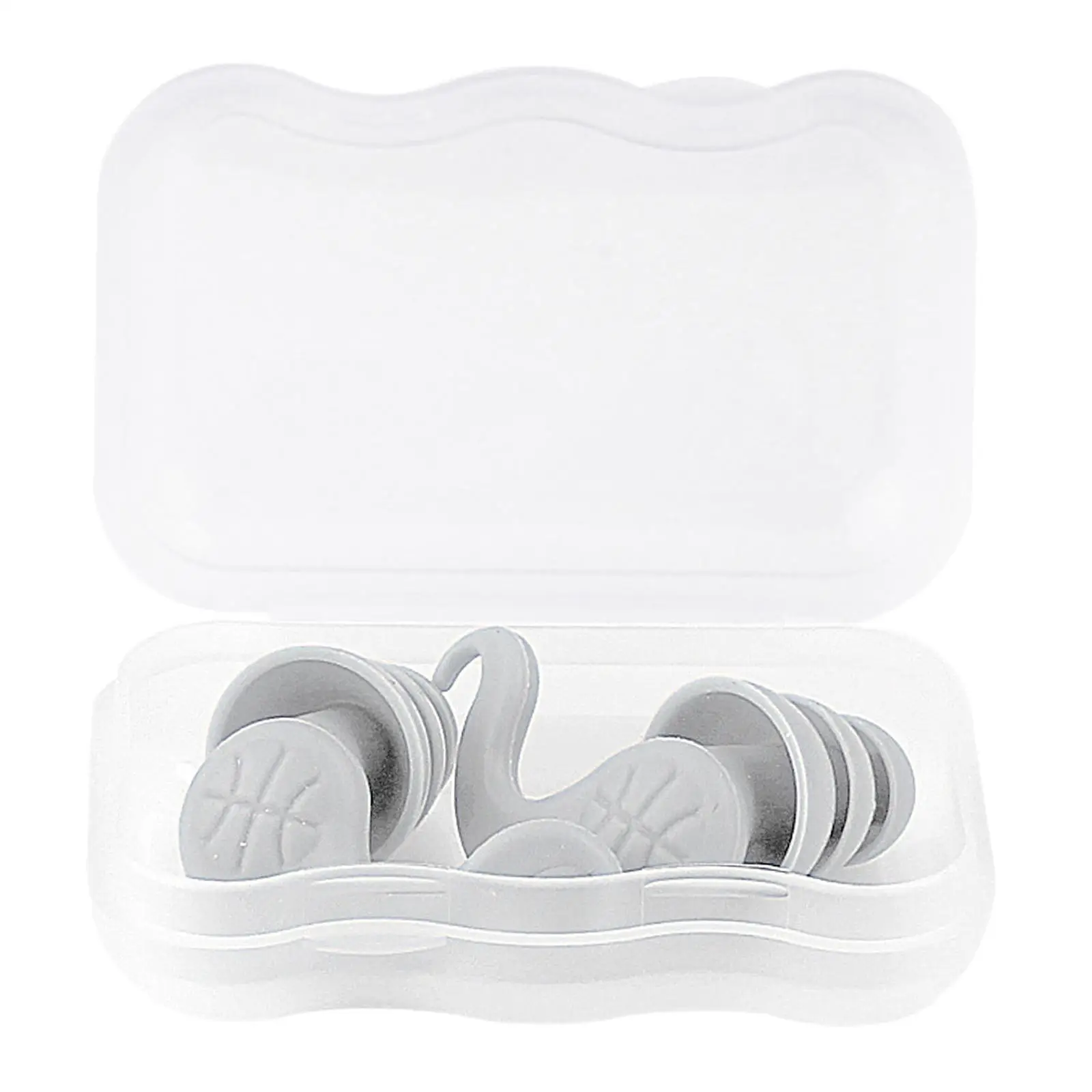 Swim Ear Plugs Noise Reduction Hearing Protector Waterproof Soft Silicone Earplugs for Showering Pool