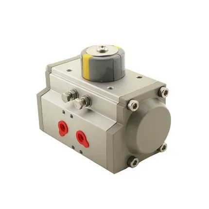 AT Rotary Actuators Pneumatic actuators AT series double acting pneumatic rotary valve cylinders actuators