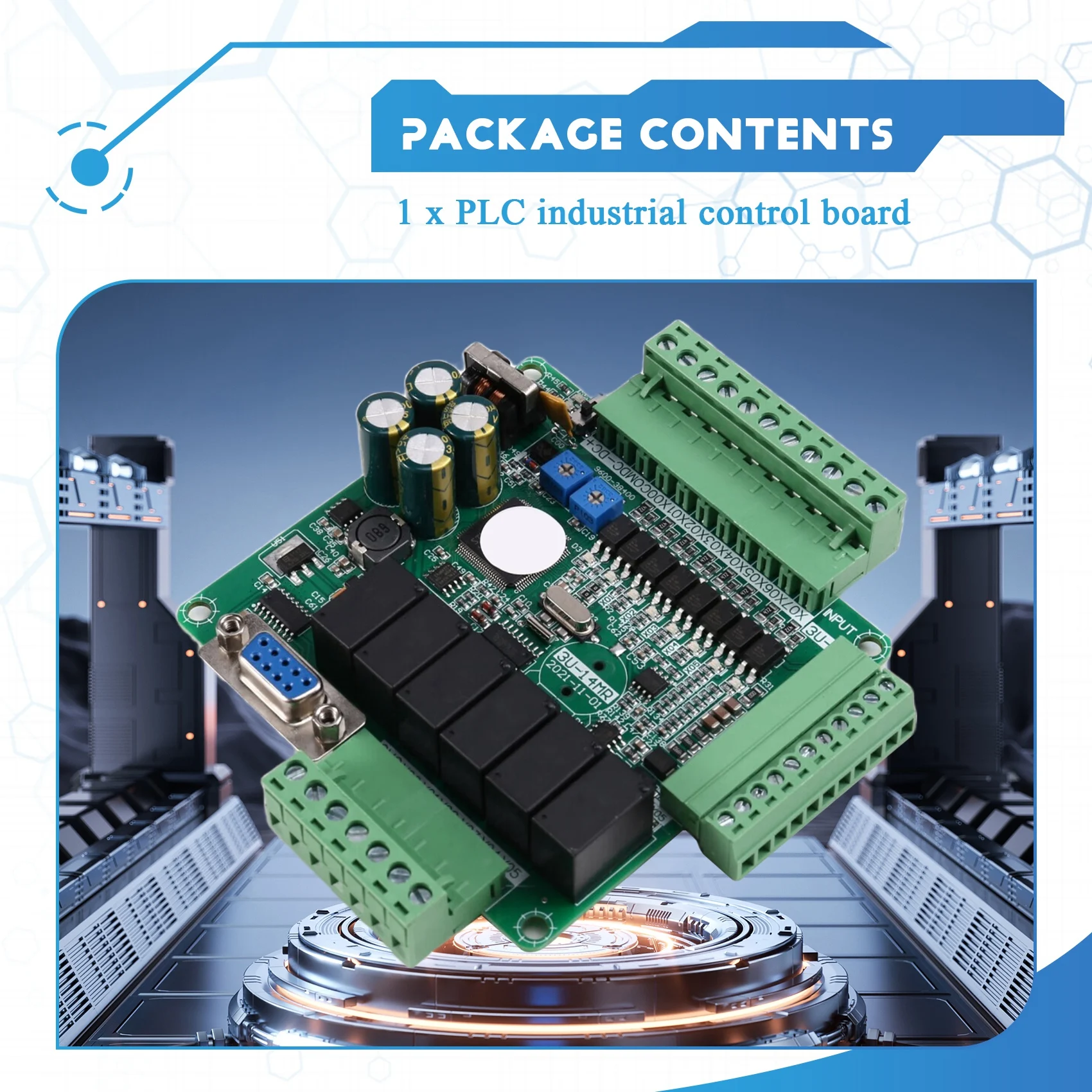 High Speed With Analog Programmable Controller PLC Industrial Board-BAAX