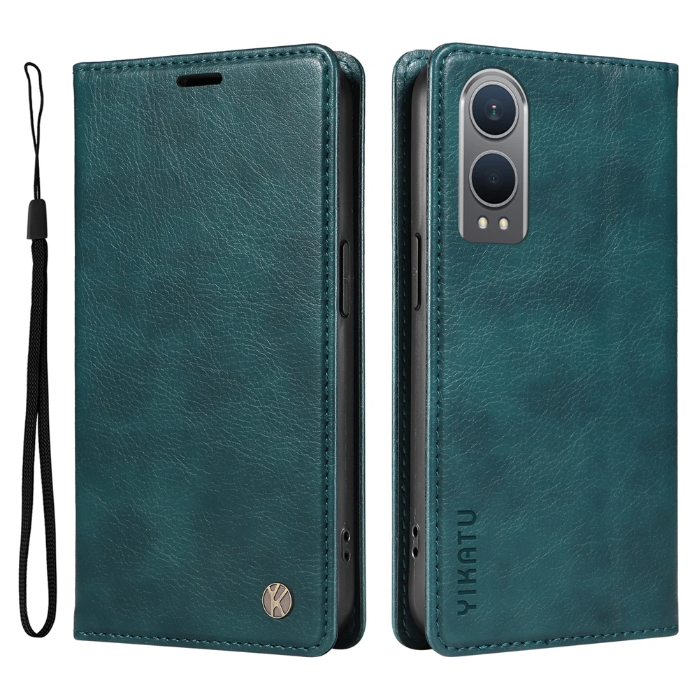 محفظة جلدية مغناطيسية غطاء الوجه لهاتف OnePlus 12 12R 13 13R 13T Nord 4 5 CE4 CE5 Lite ACE 3 4 5 |   حافظة ليتشي ستريا الفاخرة