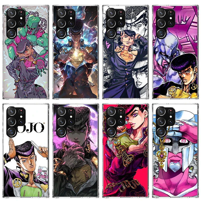 Чехол для телефона JoJo Adventure Higashikata Josuke для Samsung Galaxy Note 8 9 10 Pro 20 Ultra S9 Plus S8 S7 Edge S10 Lite M12 Soft TP