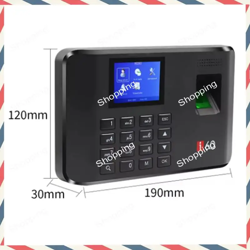 M20K ไฟฟ้าตรวจสอบเครื่องบันทึก USB Biometric ลายนิ้วมือนาฬิกาสําหรับพนักงาน Exit Data (US)