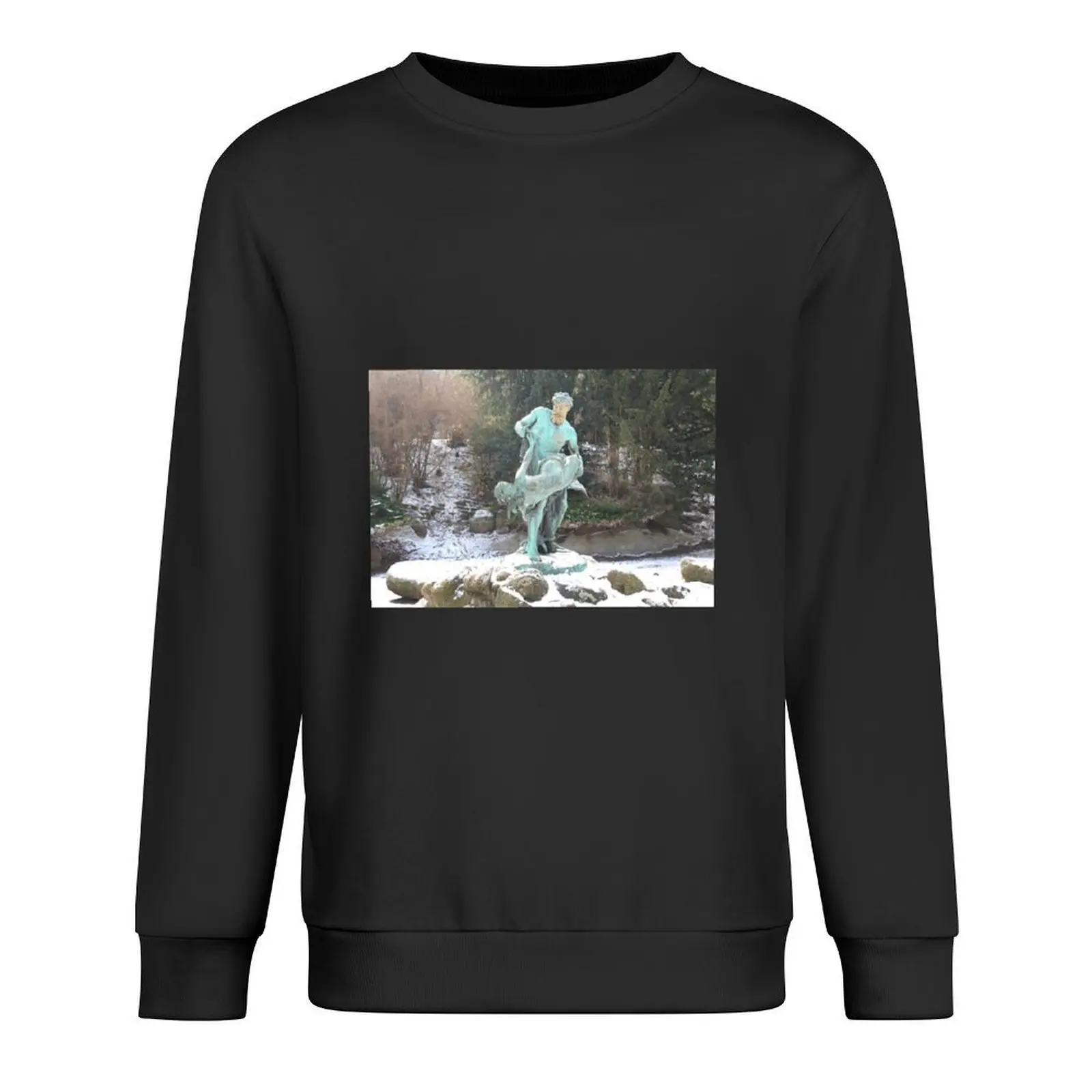 

The Fisherman and the Mermaid Pullover blouse aesthetic clothing men's clothes men wear autumn sweatshirt