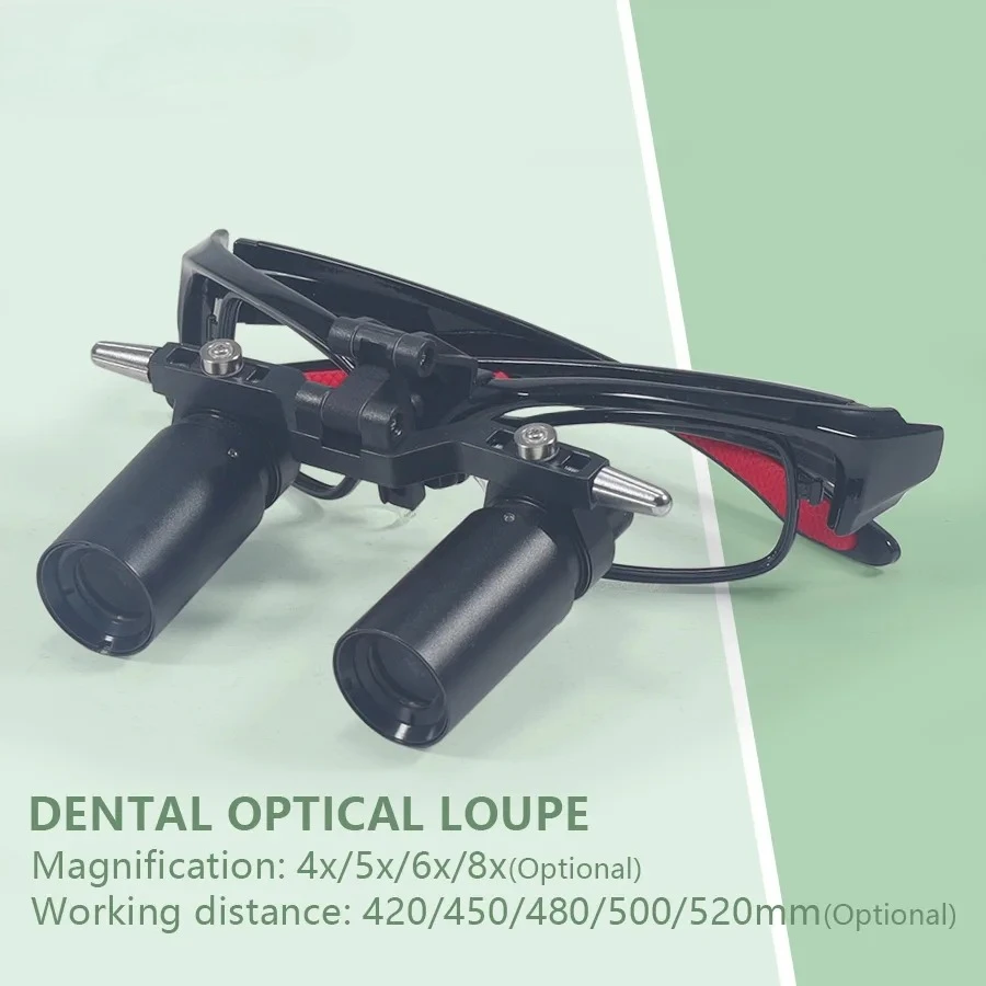 Dentals Loupes Lightweight Dentals Surgical Loupe Glasses Professional Medical Magnifier for Oral Operation 4x/5x/6x/8x