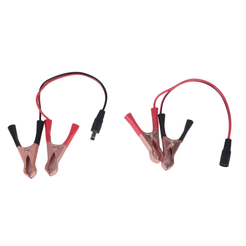 5.5 x 2.1 mm Wiring Cable with Insulated Clamps, 27 for CCTV Camera, LED Light and Fan Power Tasks Indoors