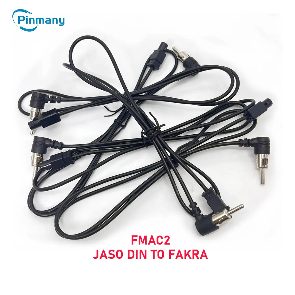 Car Radio FM AM Stereo Antenna Cable Adapter FMAC2 JASO DIN TO FAKRA Connector Wire Harness Length 20cm, 50cm, 80cm, 100cm, 120c