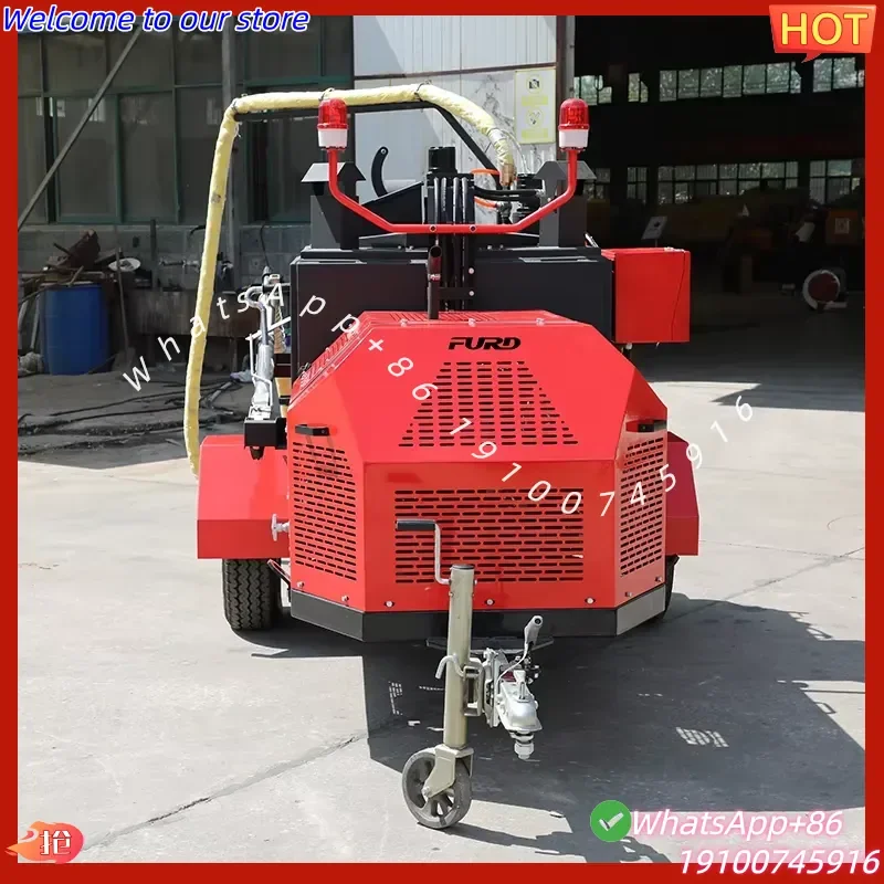 2026 FURD Asphalt Pavement Crack Filling Machine Engine-Powered High Efficiency Crack Sealing Machine FGF-350 One-year