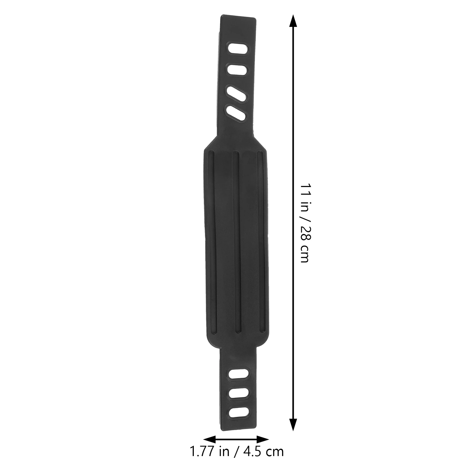 

2 Pairs Foldable 14mm Foot Straps for Fitness Bike Pedals Plastic Adjustable Gym Accessories Bike Supplies Exercise Equipment