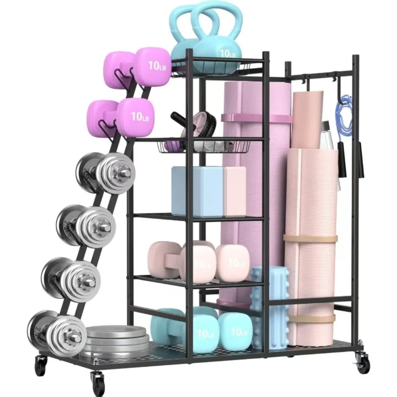 

Multifunctional Home Fitness Storage Golf Bags Storage Rack Dumbbells