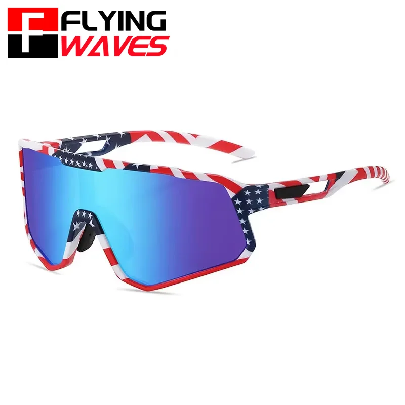 FLYING WAVES Radfahren Sonnenbrille Pickleball Baseball Brille für Männer Frauen Outdoor Golf Laufen Volleyball UV-Schutz