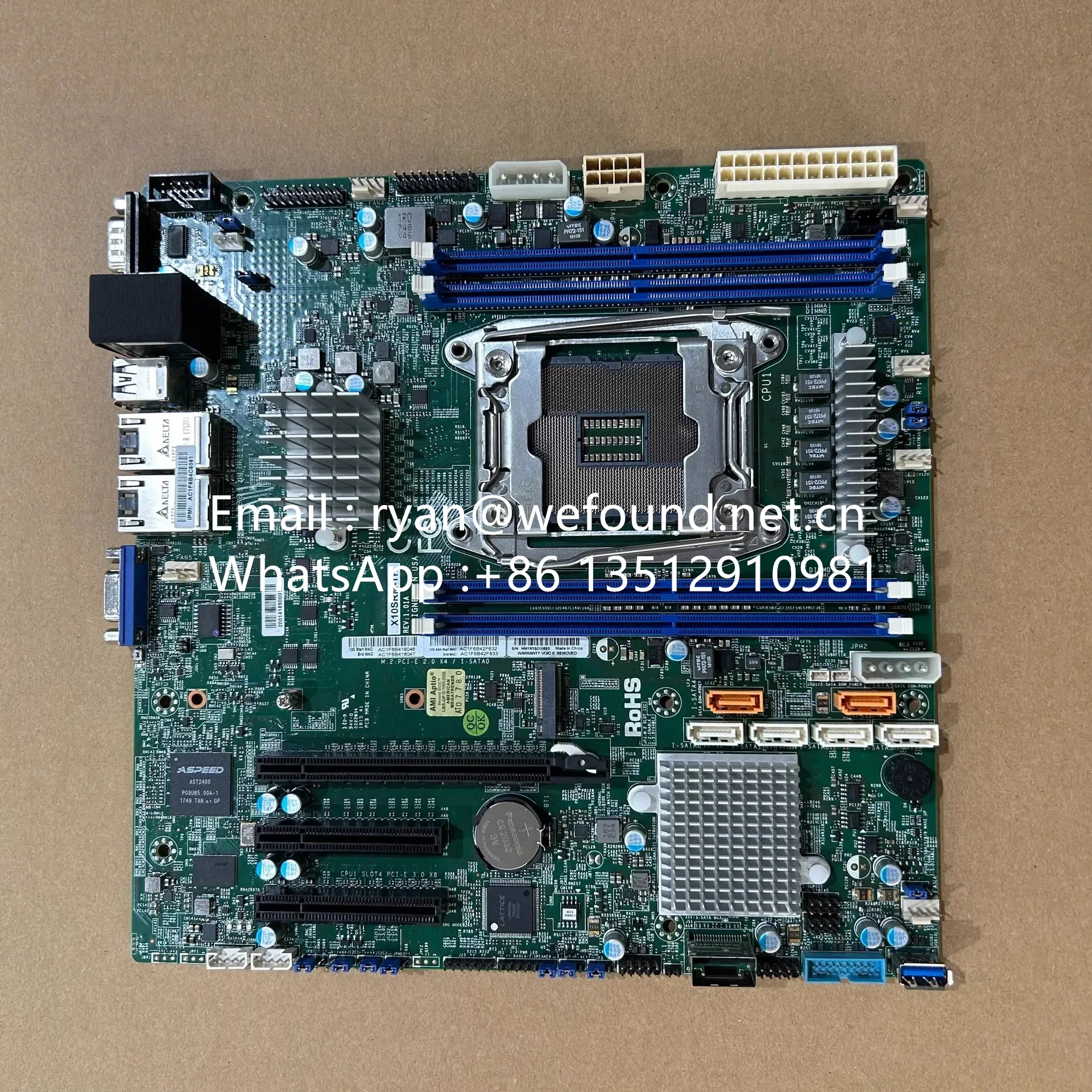 

Материнская плата X10SRM-TF