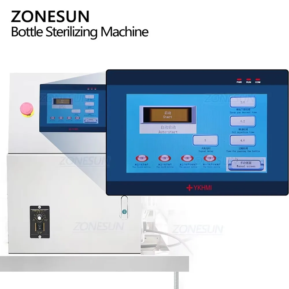 Automatic 4 Nozzle Sprayer Bottle Sterilizing Machine Industrial Liquid Filling Sealing Equipment for Small Business